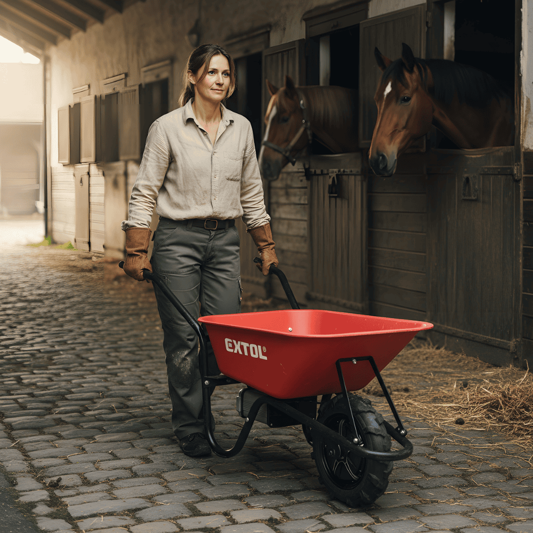 Akkuschubkarre Pferdehof: So erleichtern Sie sich die tägliche Stallarbeit