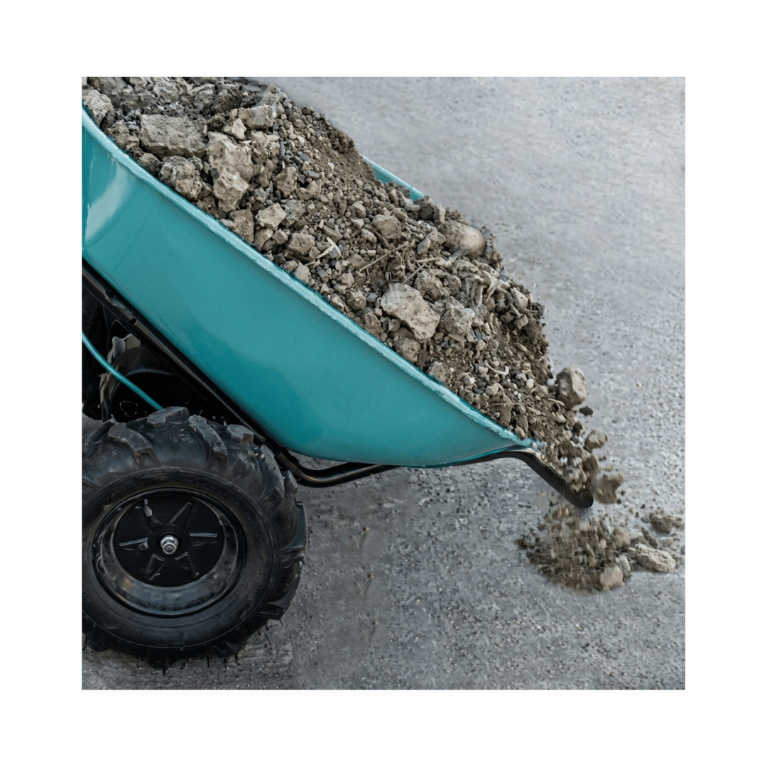 Entladerahmen für Akku-Schubkarre 8791590 (türkis), EXTOL INDUSTRIAL