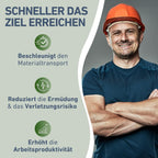 Elektrische Schubkarre mit Akku, 80L Mulde, EXTOL CRAFT