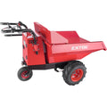 Elektrischer Dumper mit Akku, 200L Mulde, 400kg Traglast, EXTOL PREMIUM