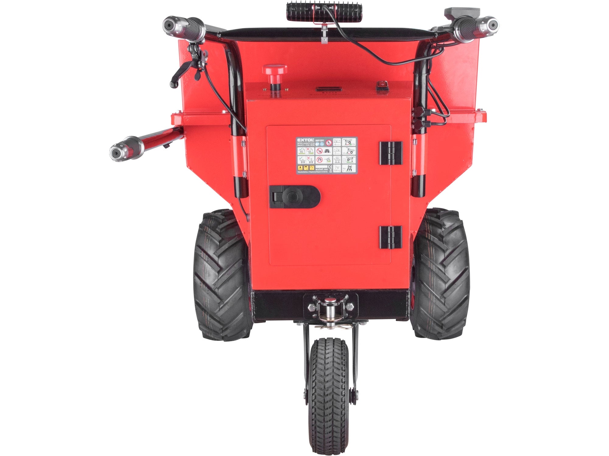 Elektrischer Dumper mit Akku, 200L Mulde, 400kg Traglast, EXTOL PREMIUM