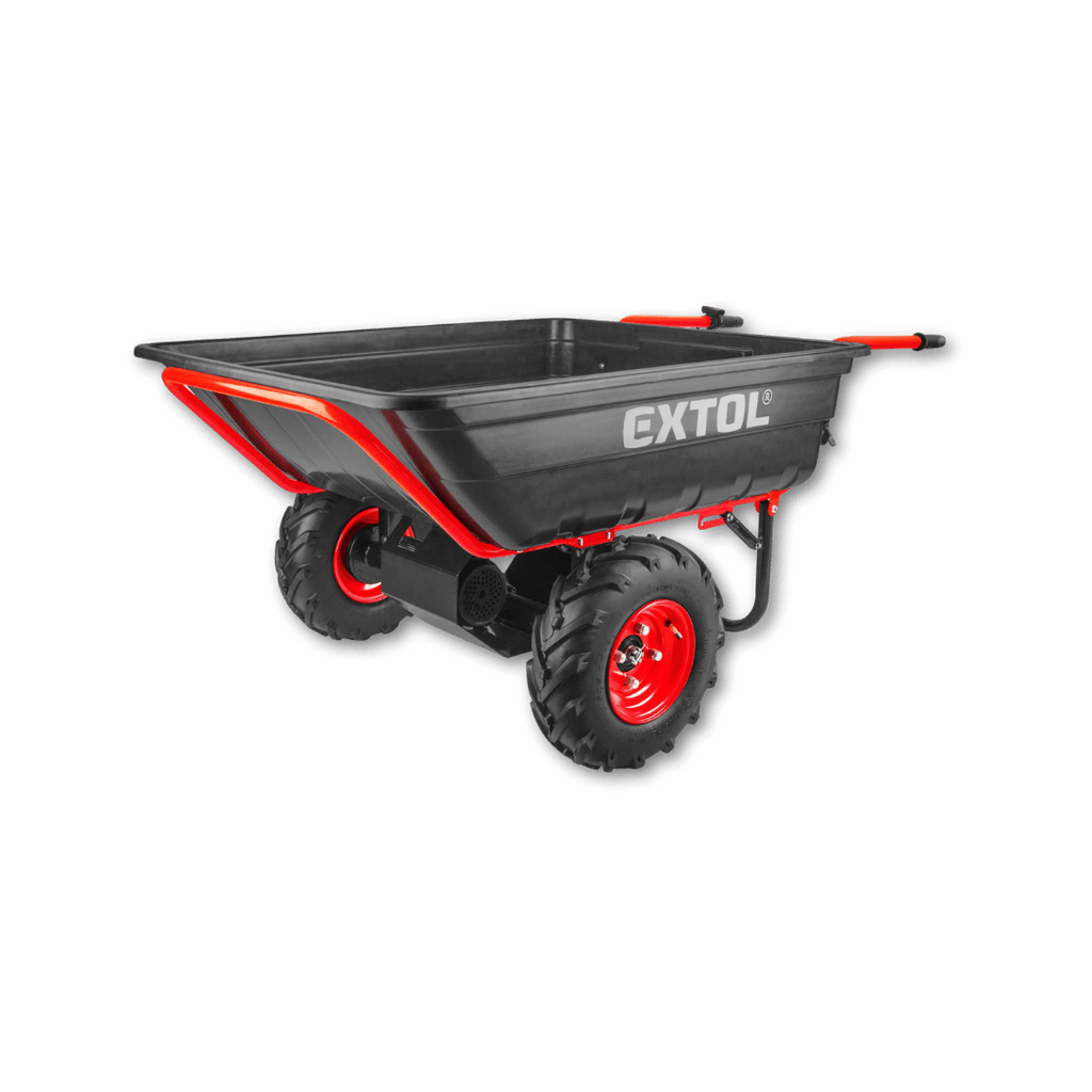 Elektrische Schubkarre mit Akku, 300kg, 300L Mulde, 40V, EXTOL PREMIUM