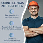 Elektrische Schubkarre mit Akku, 80L Mulde, EXTOL PREMIUM