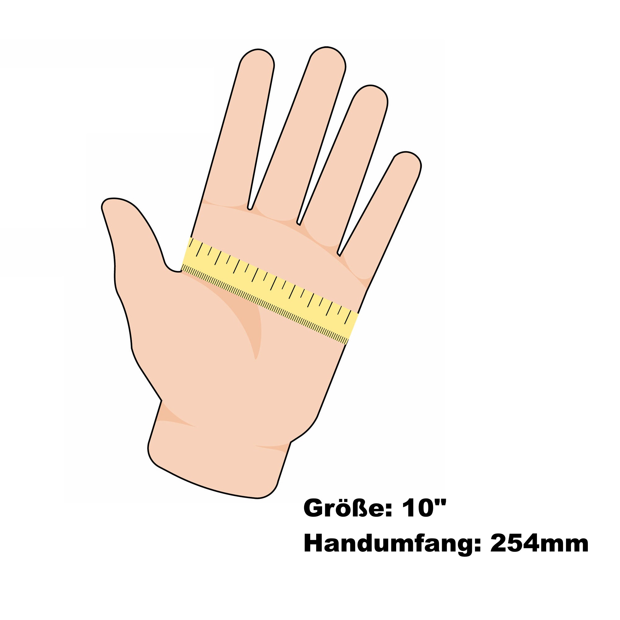 Arbeitshandschuhe Leder, rot, Größe 10, EXTOL PREMIUM