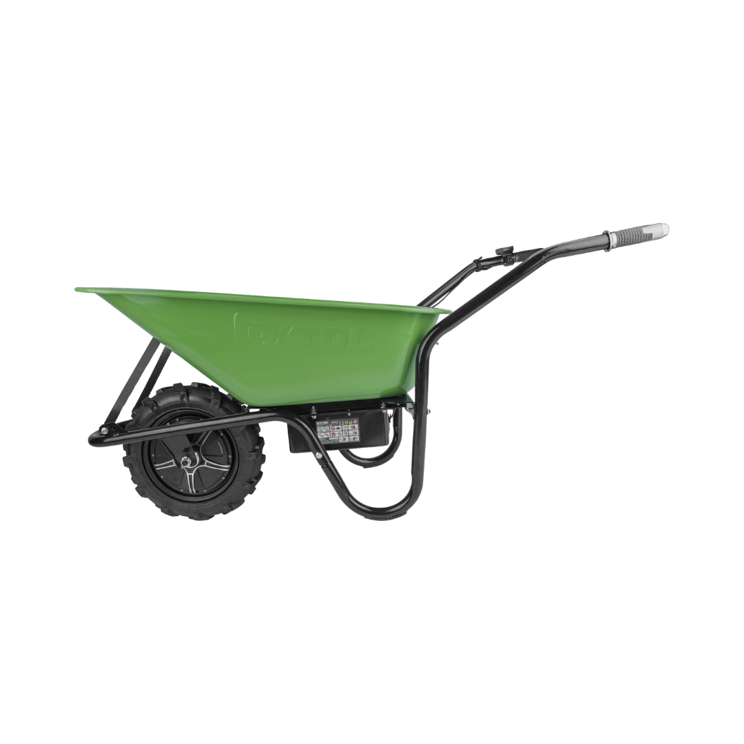 Elektrische Schubkarre mit Akku, 80L Mulde, EXTOL CRAFT